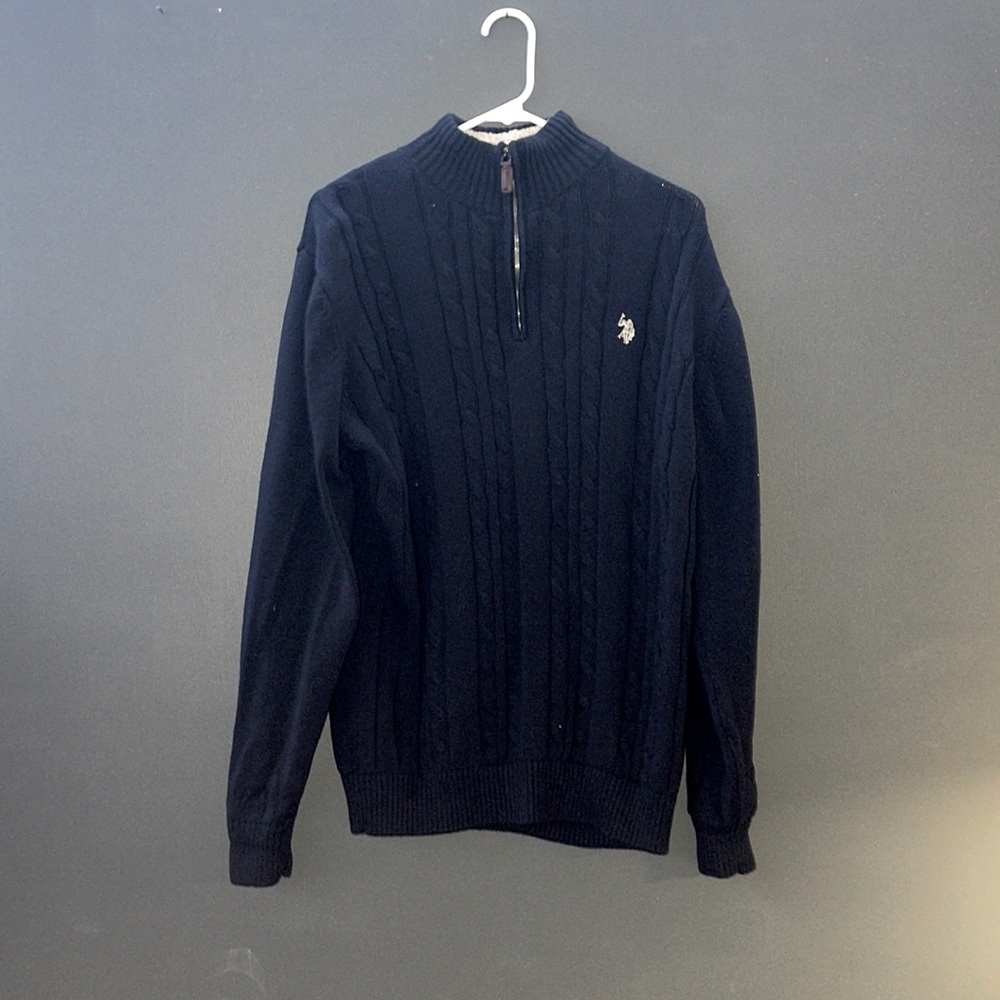 U.S. Polo Assn. Quarter zip sweater